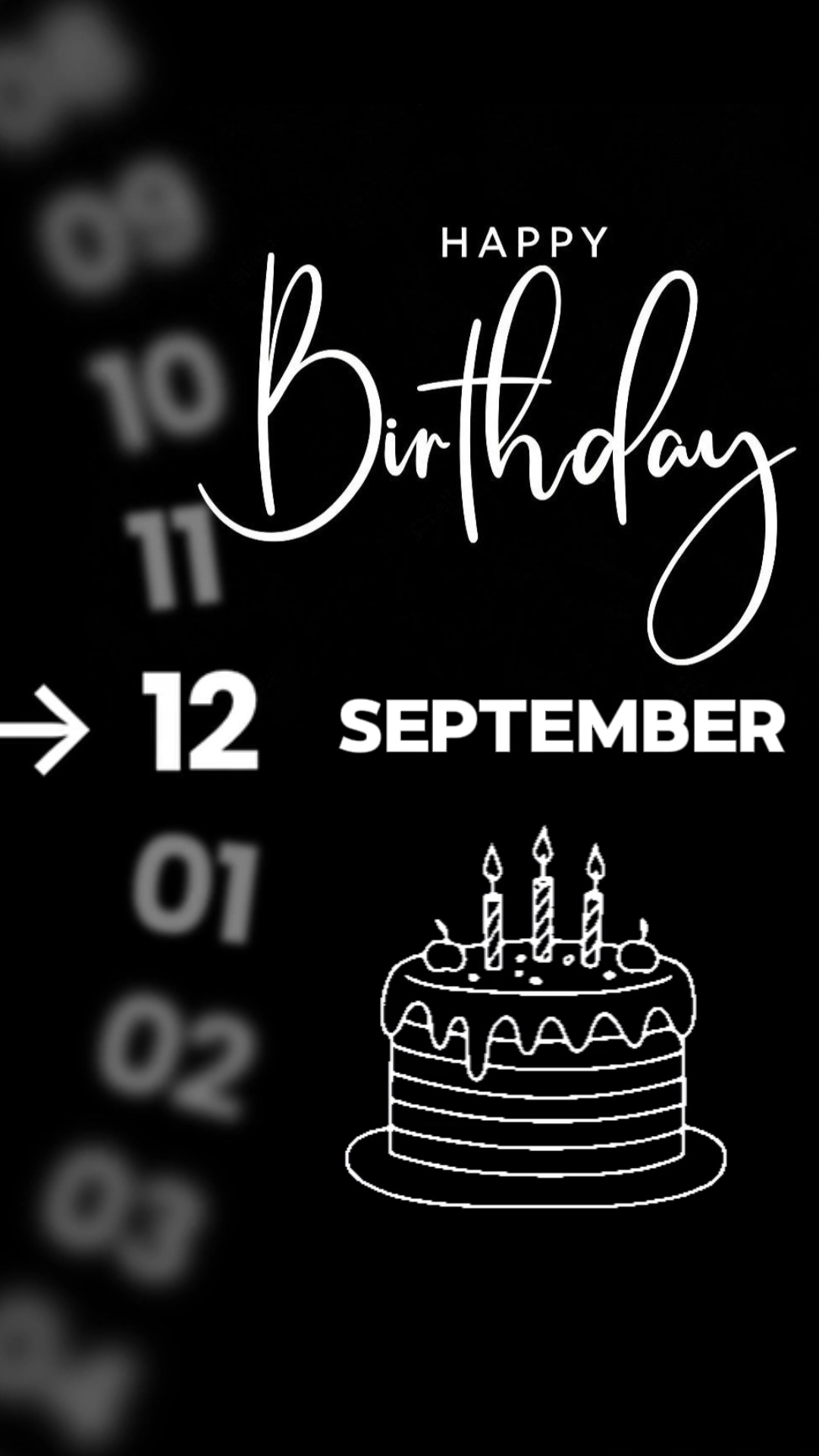 12 SEPTEMBER BIRTHDY