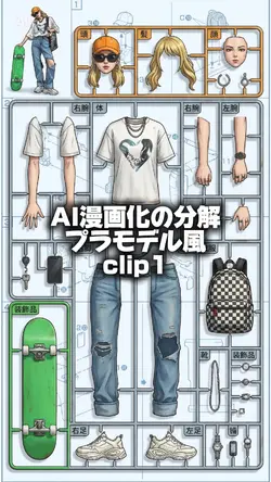 AI漫画化の分解