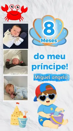 8 meses príncipe 