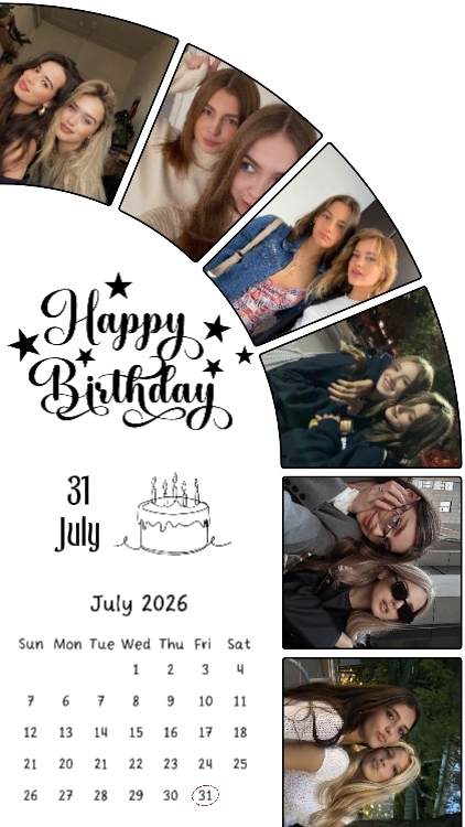 BIRTHDAY 31 JULY