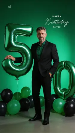 Man’s birthday 50