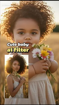 cute ai baby fliter