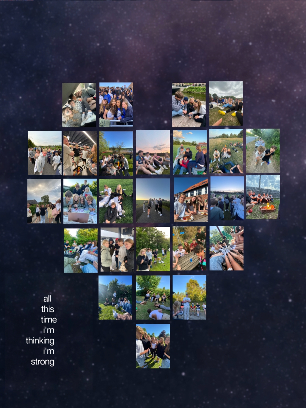 Collage Herz Foto