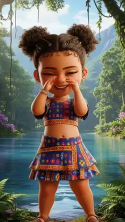 Dancing baby girl