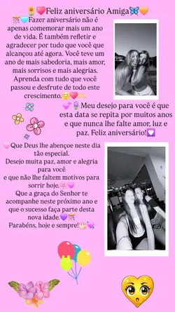 Aniversário Amiga 