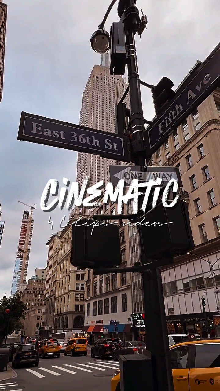 4 Clips cinematic 