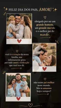 Dia dos pais/marido 