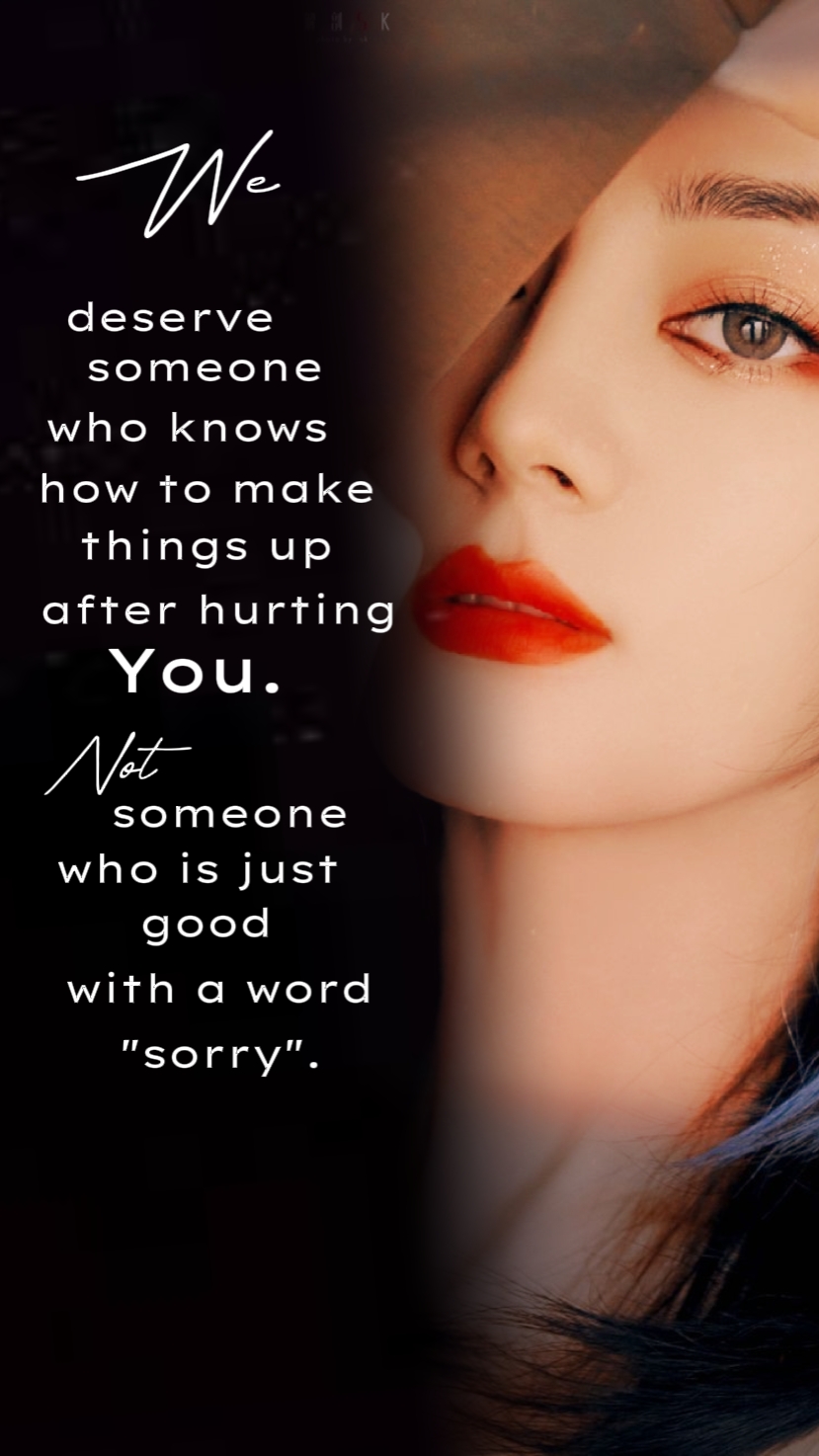 Deserve to be loved