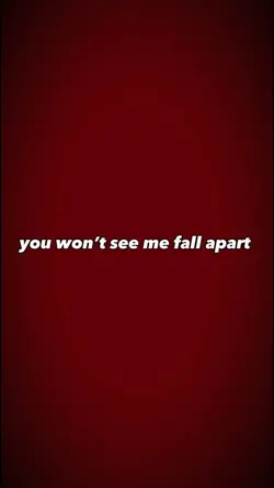 fall apart