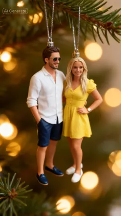 ornament tree couple