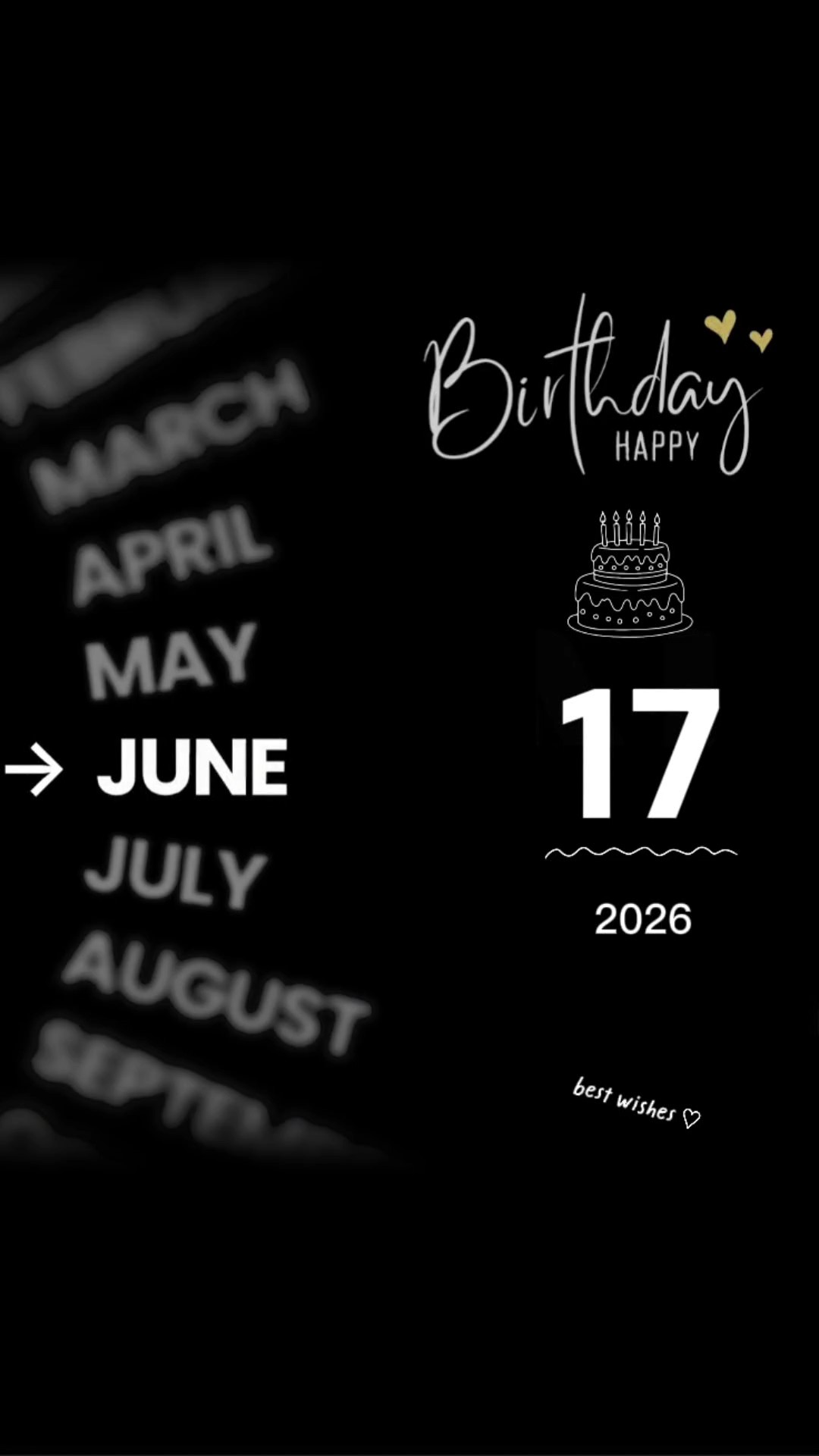 Birthday 17 June