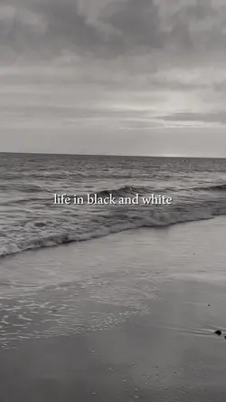 black and white