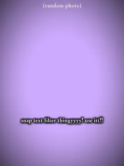 snap text filter