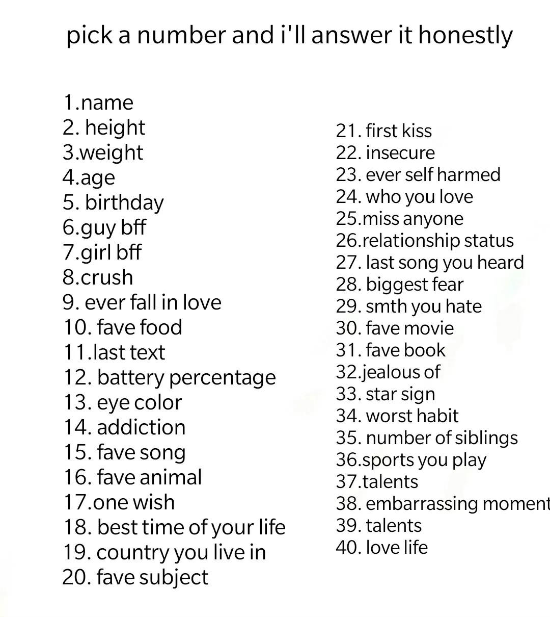 Ask me and I’ll