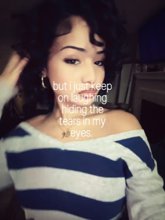 I just keep laughing