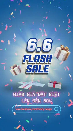 Mẫu Flash Sale 6.6