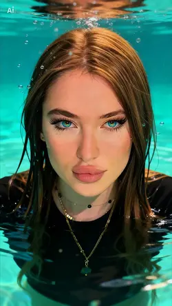 Underwater portrait