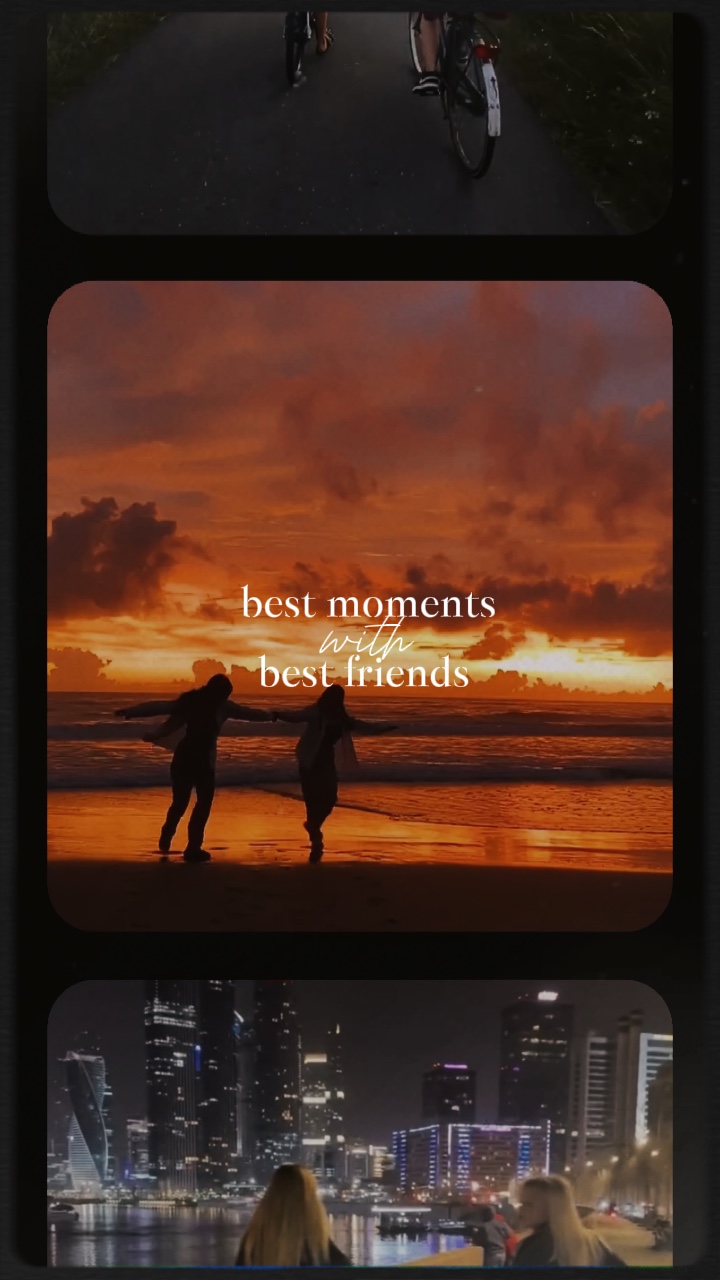 best friends moment
