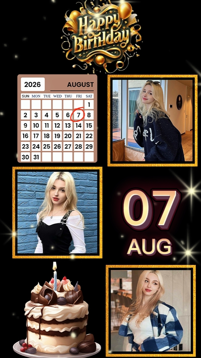 GEBURTSTAG 07. AUGUST