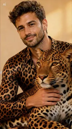 Me and Leopard Photo