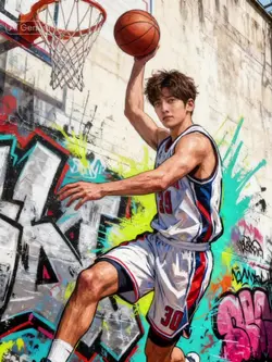 Ai Basketball Graffi