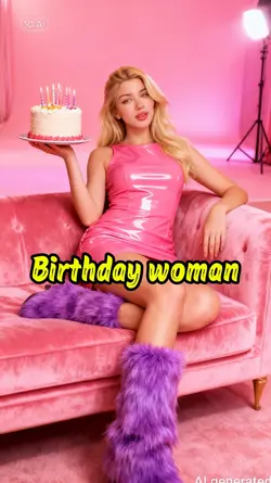birthday woman