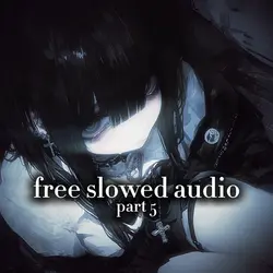 -free slowed audio-