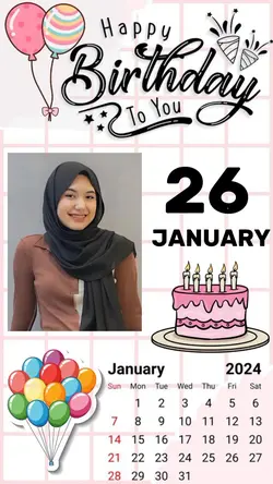 26 January ultah 