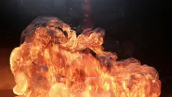 blazing fire ¹³