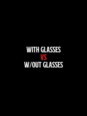 avec sans lunettes
