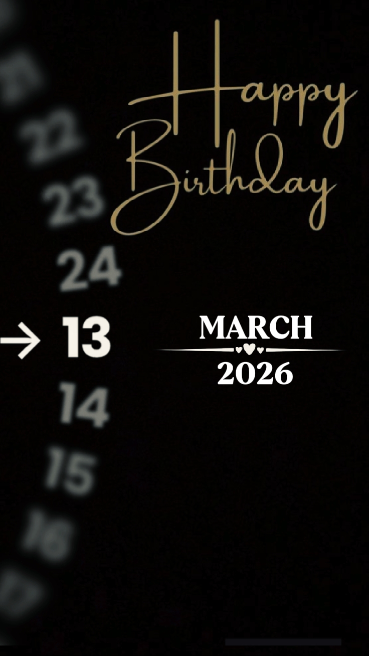 CUMPLEAÑOS 13 DE MARZO 