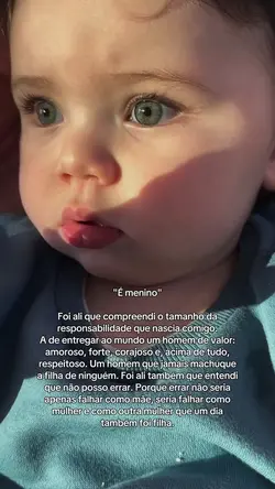 é menino