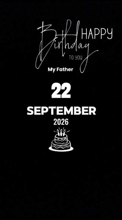 BDAY DAD 22September