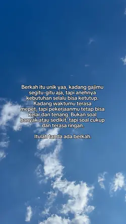 berkah itu unik