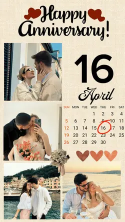Anniversary 16 April