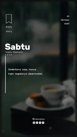 Sabtu story