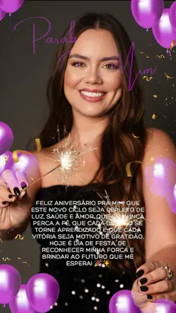 Parabéns pra mim