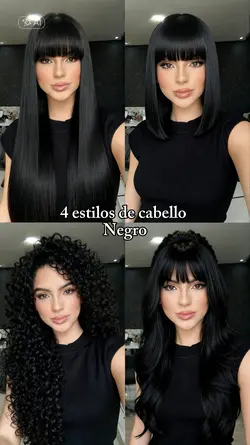 Cabello negro 