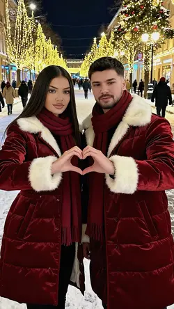 Christmas couple