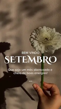 BEM VINDO SETEMBRO