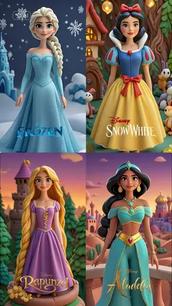 Princess Disney Clay