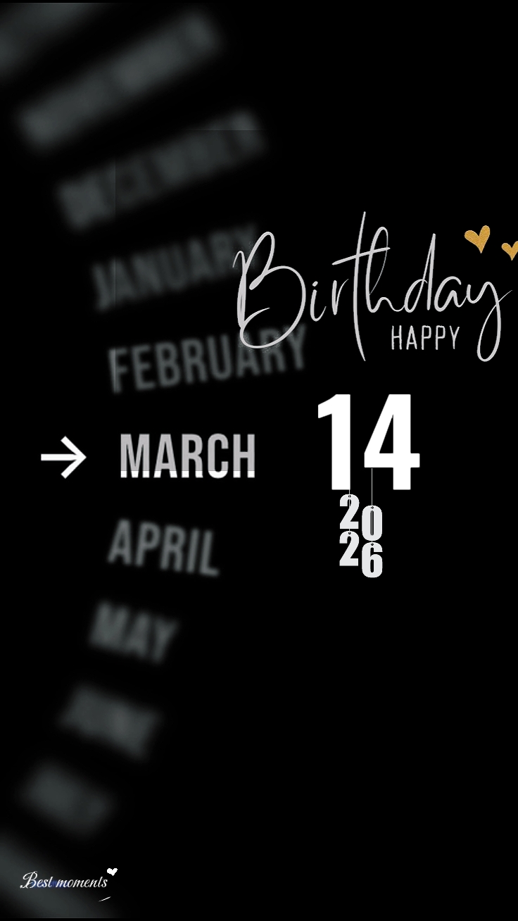 HBD 14 MARS 2026