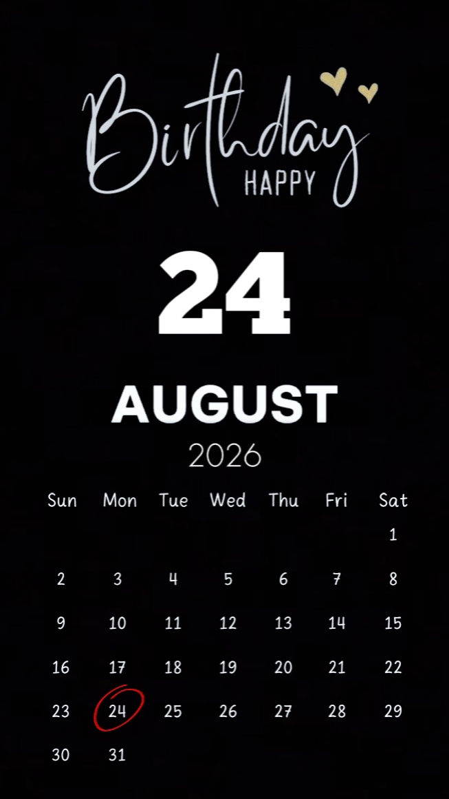 BDAY SON 24 AUG 