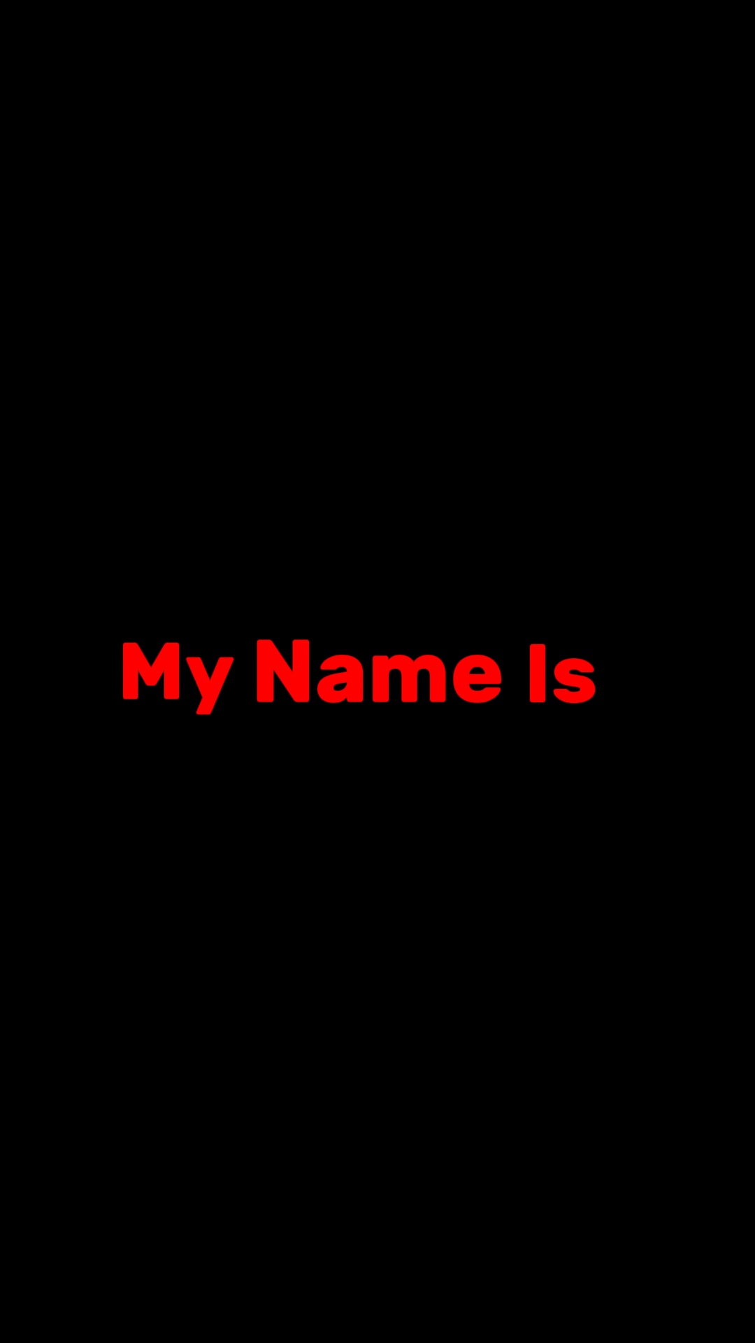 Meu nome revelado 