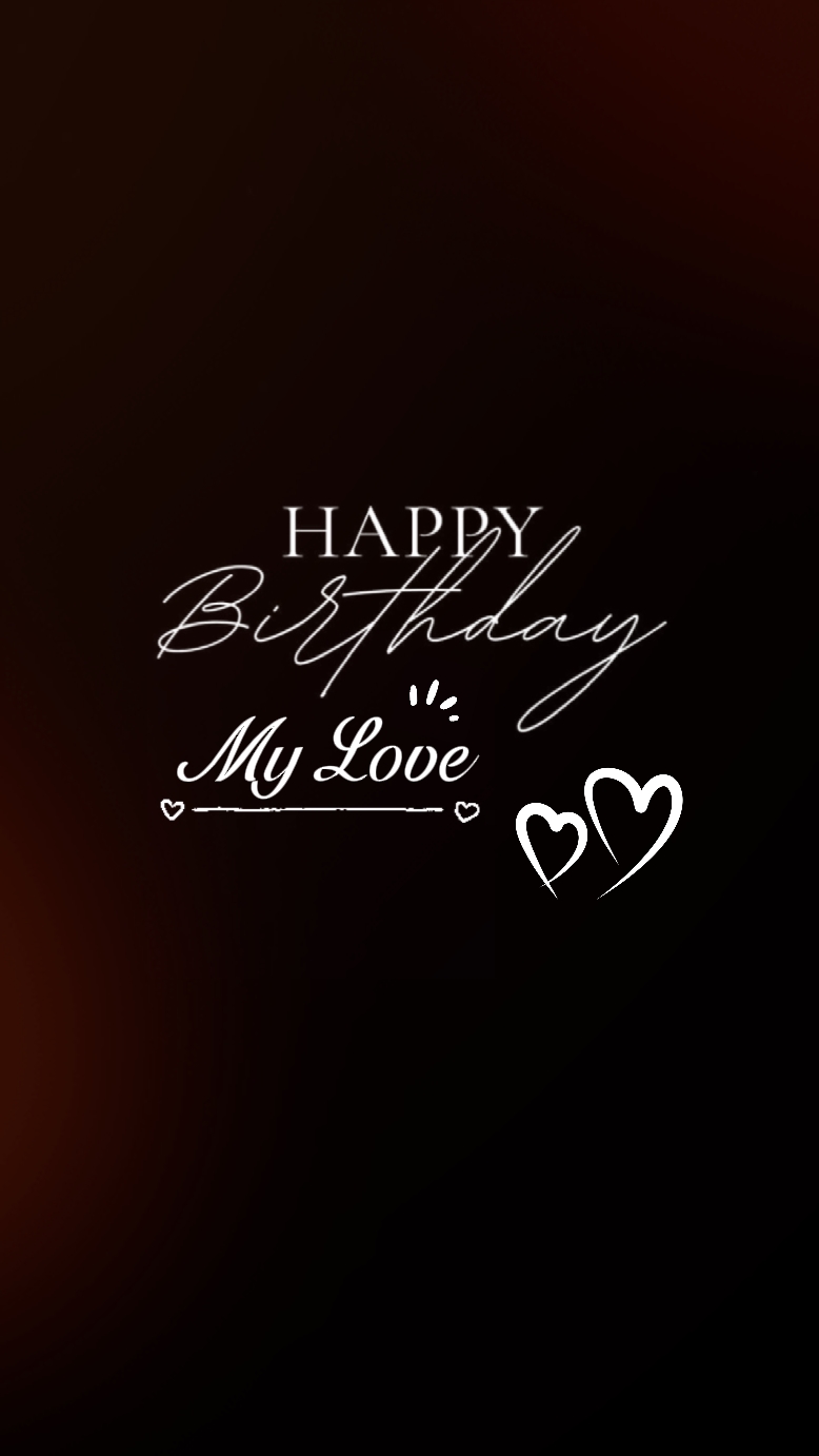 Anniversaire mon amour