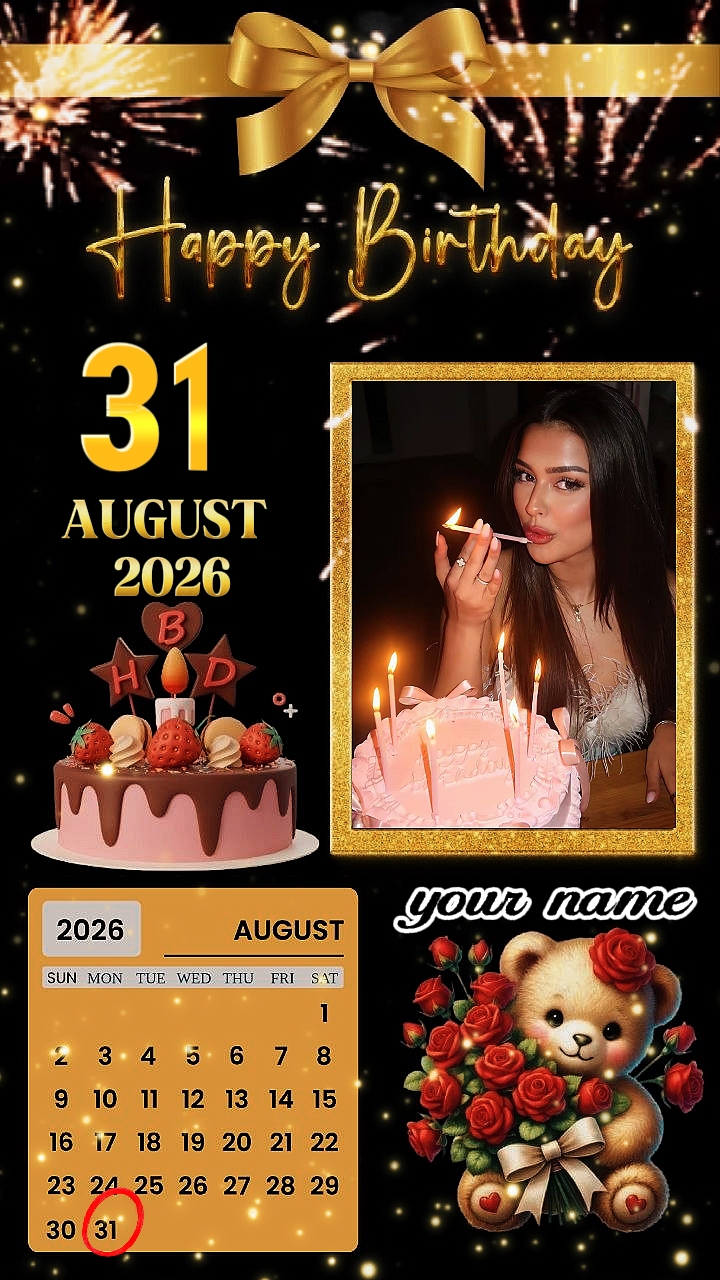 HBD 31 août 2026