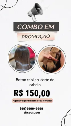 Combo em promoção 