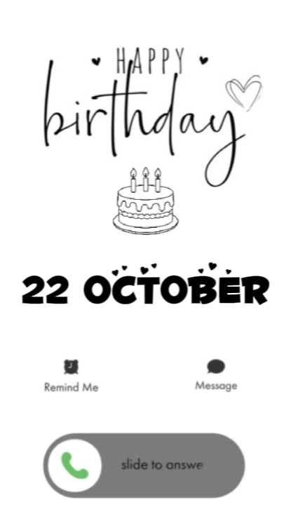 BDAY MY WIFE 22 OCTO