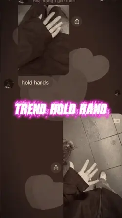 Trend hold hand