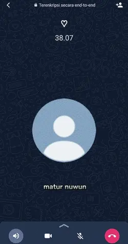 screenshot telpon wa